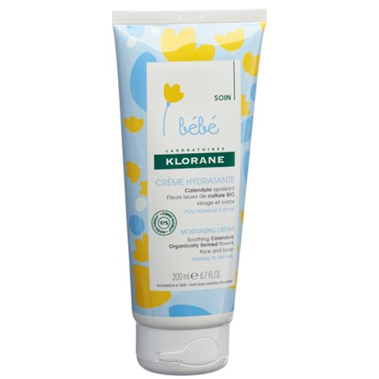 Klorane Bébé pelembab 200 ml