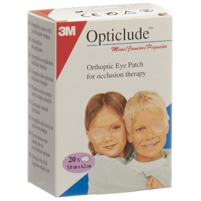3M Opticlude Mini Eye dressing 6x5cm x 20