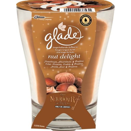 Glade Premium Scented Candle Nut Delight 224g