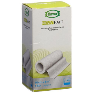 Flawa Nova adhesive cohesive gauze bandage 10cmx4m