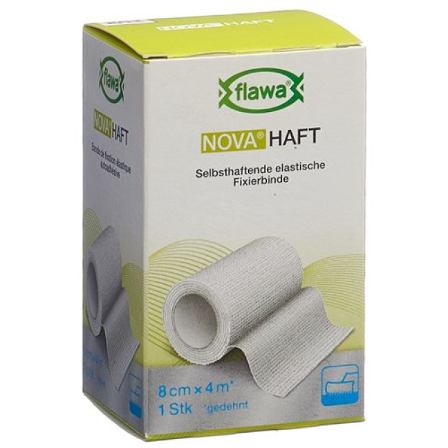 Flawa Nova prison cohesive gauze bandage 8cmx4m