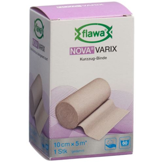 Flawa nova varix תחבושת מתיחה קצרה 10cmx5m