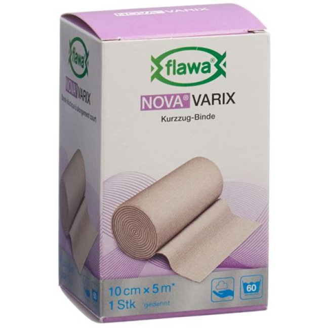 Flawa Nova Varix krótki bandaż elastyczny 10cmx5m