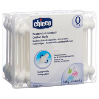 Chicco Safety swab SICURNET cotton 0m + Box 90 pc