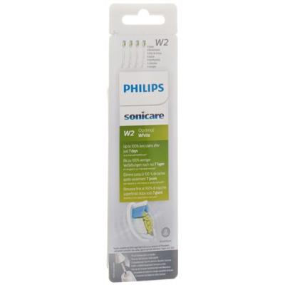 Philips sonicare optimalwhite (hvit) standard bh hx6064/10 4 stk.