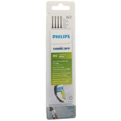 Philips sonicare optimal hvit (svart) standard bh hx6064 / 11 4 stk.