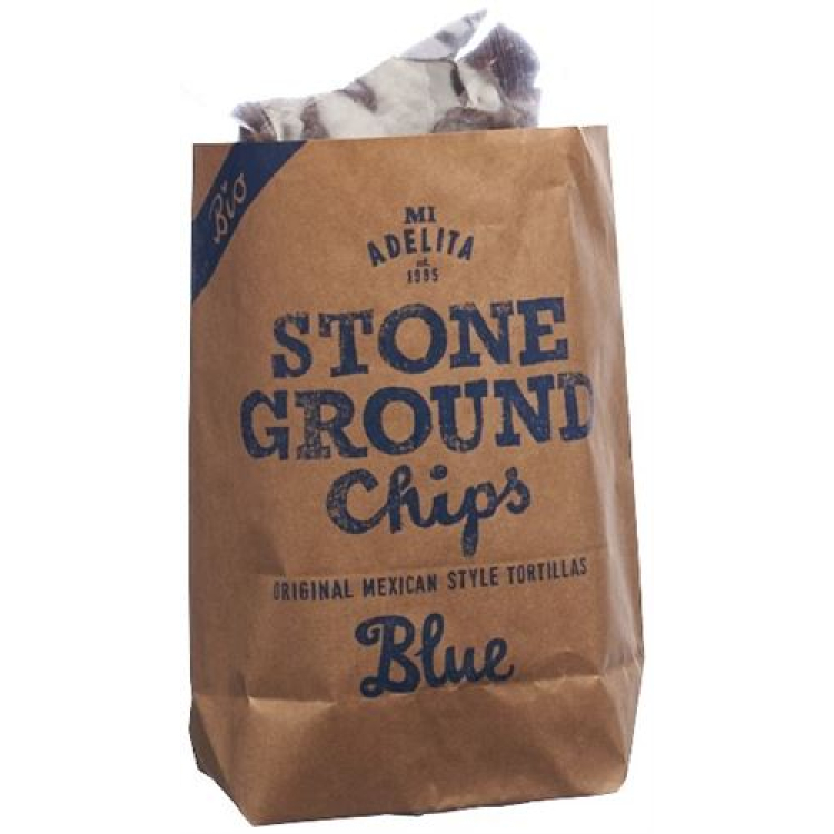 Tortilla Chips Orgânica MiAdelita Milho Azul Batalhão 150 g