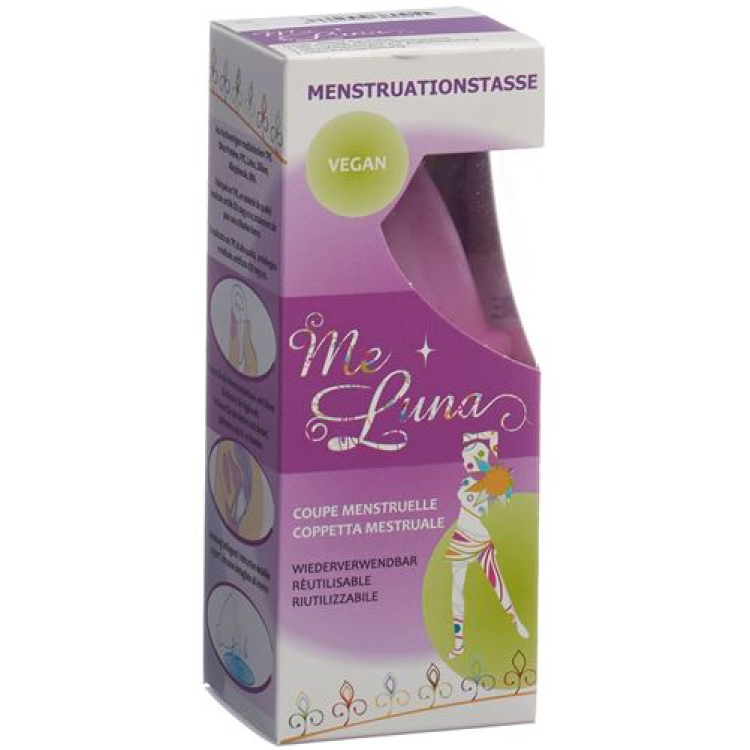 Me Luna Menstruationstasse Soft L Kugel Rosa