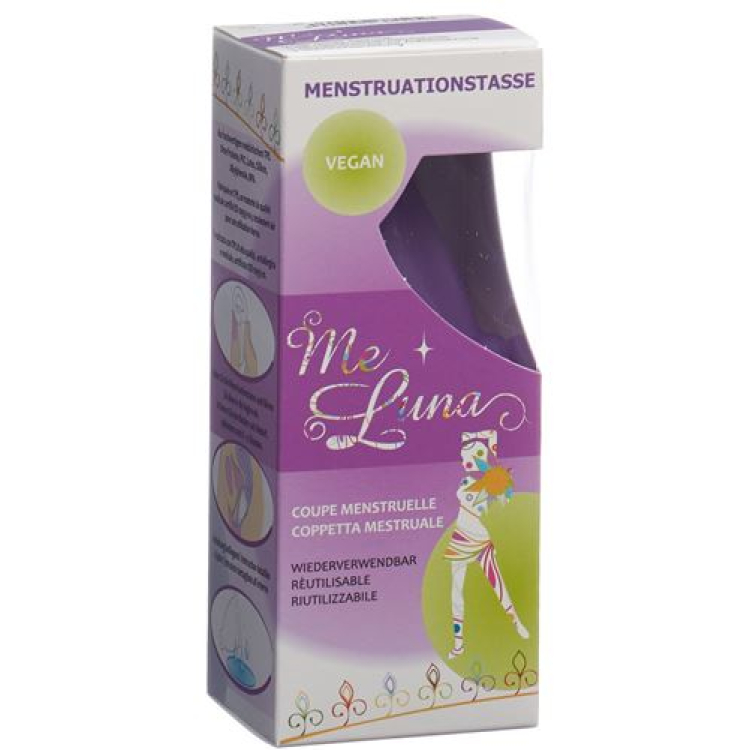 Me Luna menstrual cup Classic XL ball Violet