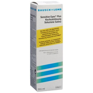 Bausch & Lomb Sensitive Eyes Saline Solution 355 ml