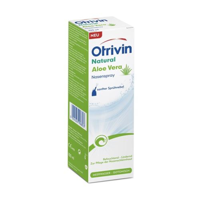 ओट्रिविन प्राकृतिक मुसब्बर वेरा नाक स्प्रे 100 मिलीलीटर