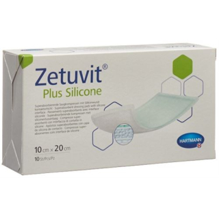 Zetuvit Plus Silicone 10x20cm 10 pcs