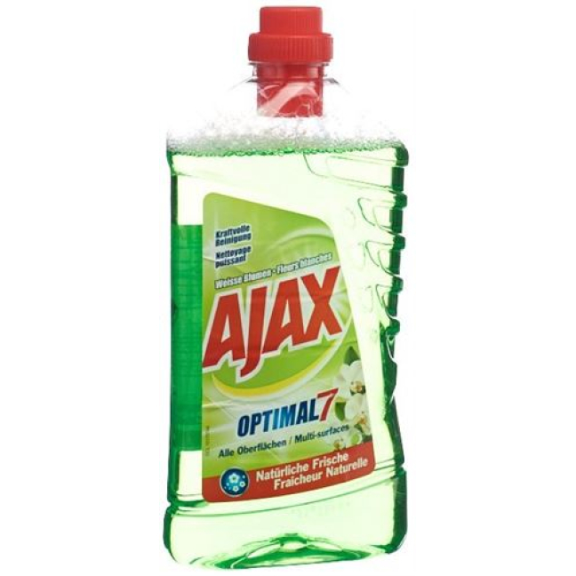 Ajax Optimal 7 all-purpose cleaner liq white flowers Fl 1 lt