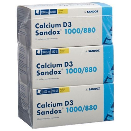 Calcium Sandoz D3 PLV 1000/880 Btl 90 db