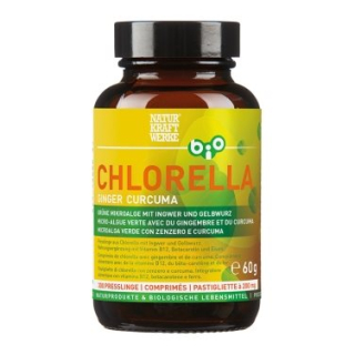 Naturkraftwerke Chlorella Ginger Curcuma 200 mg 300 tablets