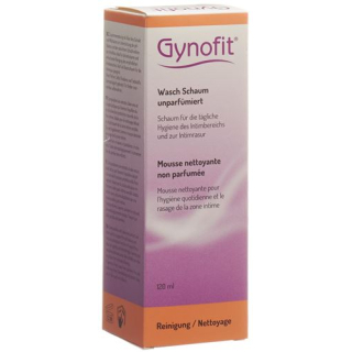 Gynofit washing foam unscented Disp 120 ml