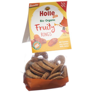 Holle Fruity Rings with dates bag 125 g