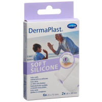 DermaPlast Tiras de Silicona Blanda 8uds