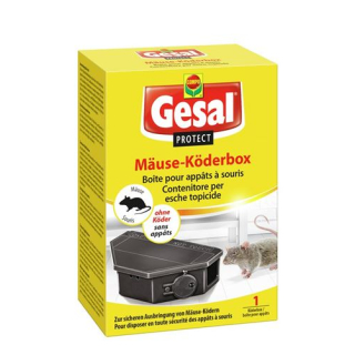 Návnady na myši Gesal PROTECT sú prázdne