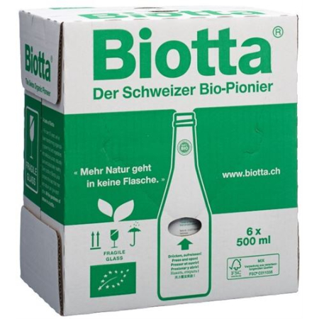 Biotta Organic Black Carrot 6 Bottles 5 dl
