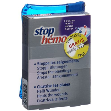 Stop Hemo Cotton + Case - Premium Bleeding Stop Solution