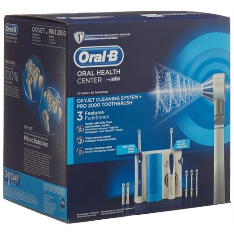 Oral-B OxyJet cleaning system irrigator + Oral-B PRO2