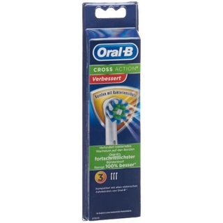 Oral-B Brush CrossAction bacteria protection 3 Stk