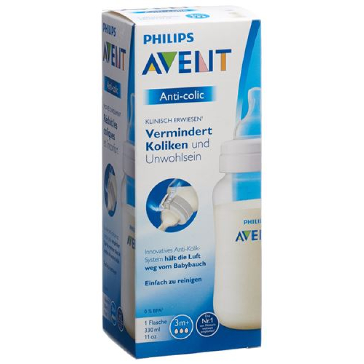 „Avent Philips“ buteliukas nuo pilvo dieglių 330 ml SCF816 / 17