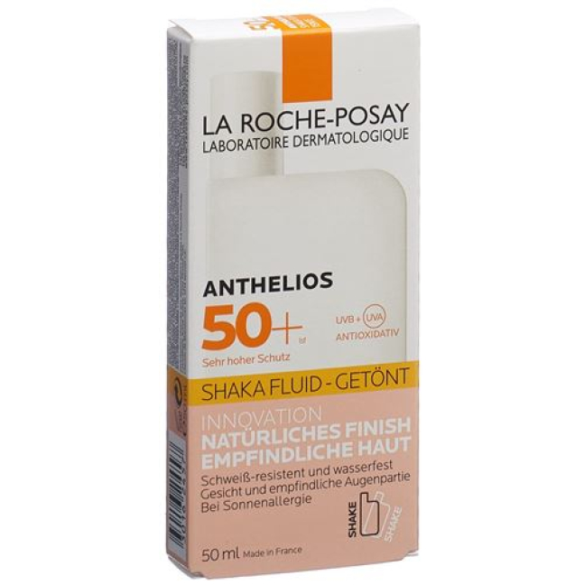 La Roche Posay Anthelios Shaka თხევადი შეფერილობის SPF50 + Ds 50 მლ