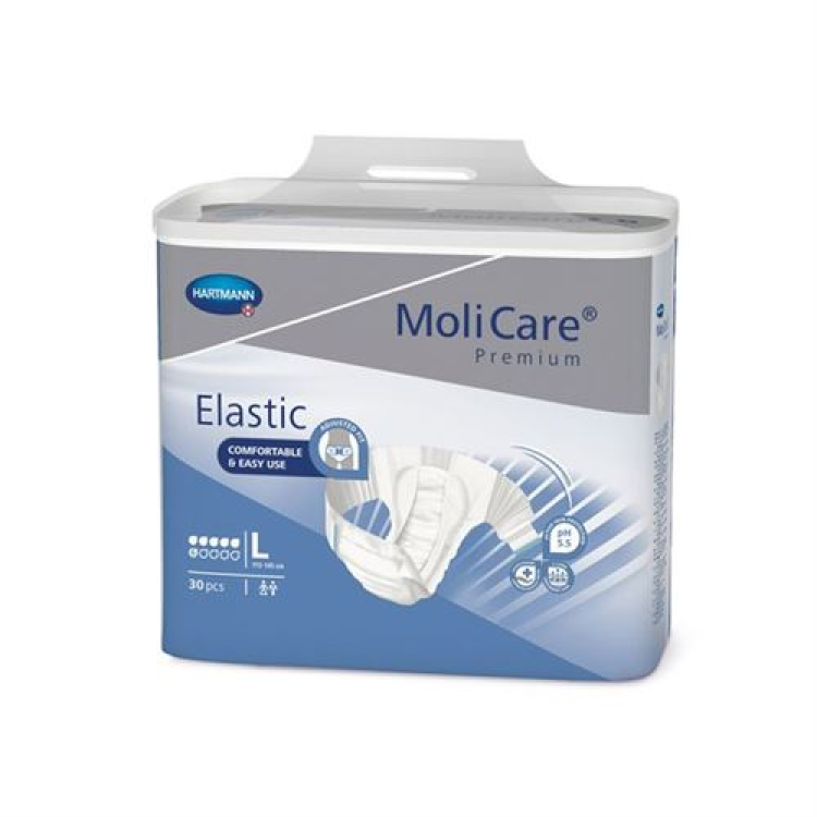 MoliCare Elastic L 6 טיפות של 30 יח'