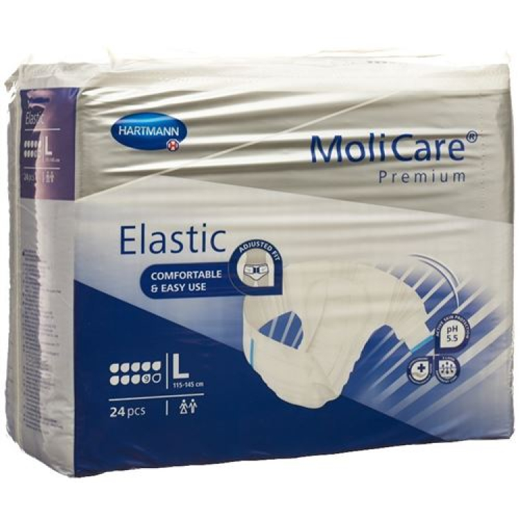 MoliCare Elastic L 9 טיפות של 24 יח'