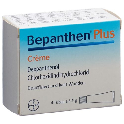 Bepanthen plus krém 5% 4 tube 3,5 g