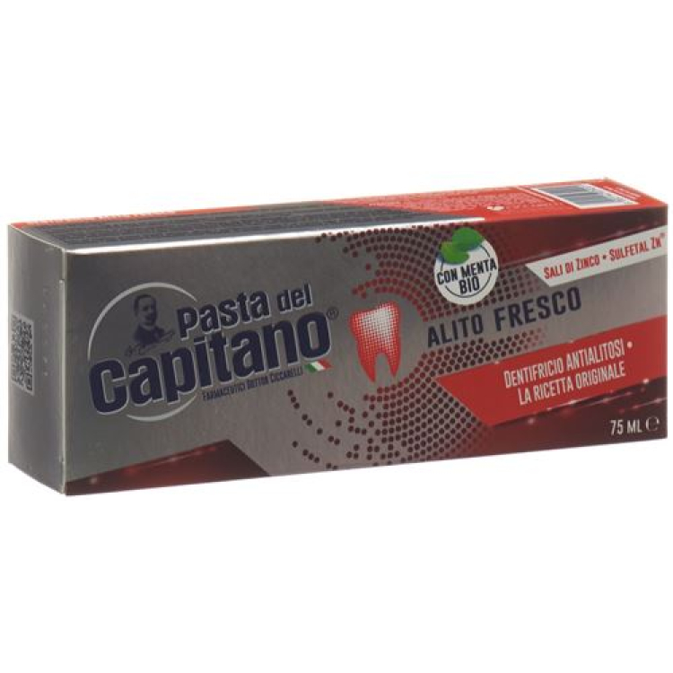 Pasta del Capitano antibacterial alito fresco Tb 75 ml