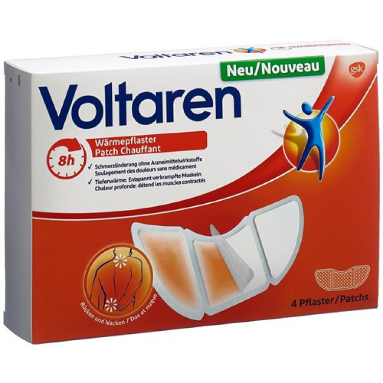 Voltaren Wärmepflaster 4 יחידות