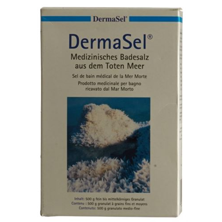 Dermasel O'lik dengizdan shifobaxsh vanna tuzlari 500 g