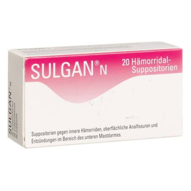 Sulgan-N Supp 10 pcs: Hemorrhoids Treatment from Beeovita