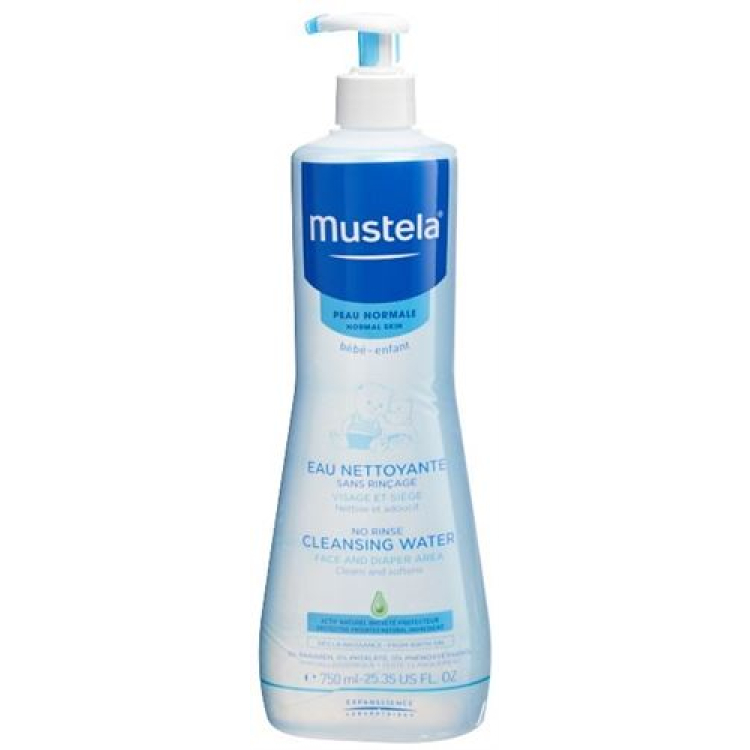 Mustela cleaning fluid without rinsing normal skin Disp 750 ml