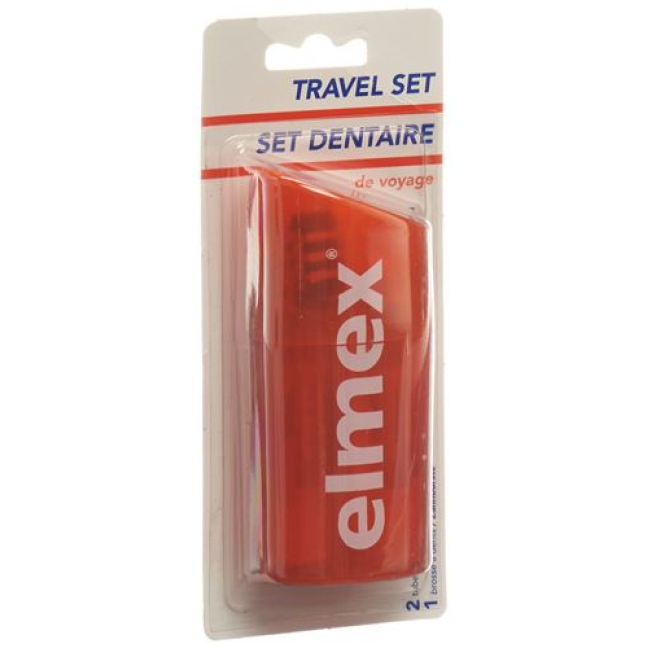elmex Travel Set - Protects Against Tooth Decay - Remineralizes Tooth Enamel