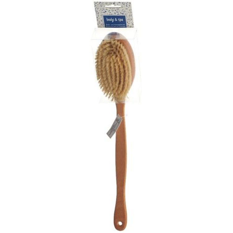 Brosse de bain et de massage Herba poils naturels Certifié FSC doux