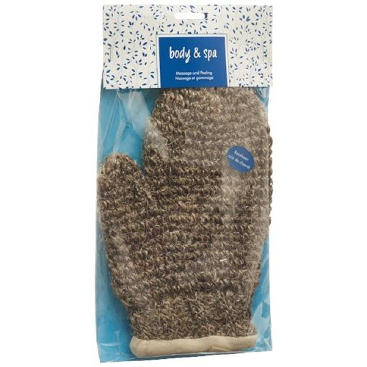 Herba massage glove horsehair and sisal