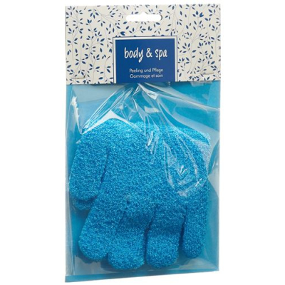 Herba exfoliating gloves turquoise 1 pair