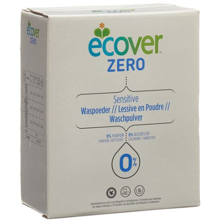 Ecover prací prášok Zero Universal 1,2 kg