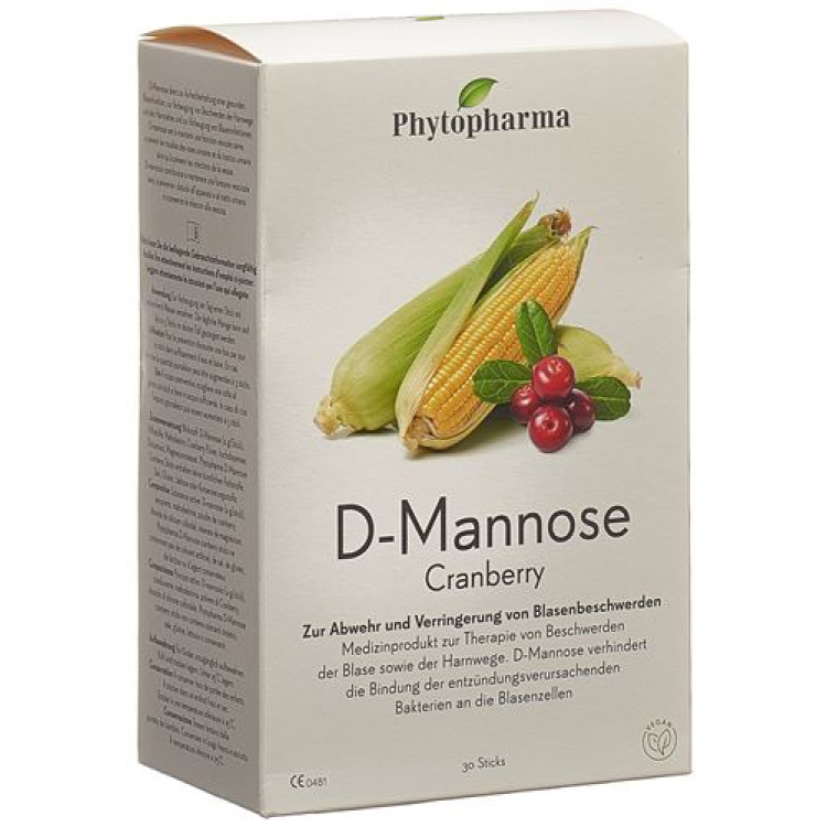 Phytopharma D-Mannose Cranberry 30 tyčinek