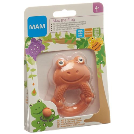 MAM Max the Frog Teether 4+ months - Buy Online from Beeovita Switzerland