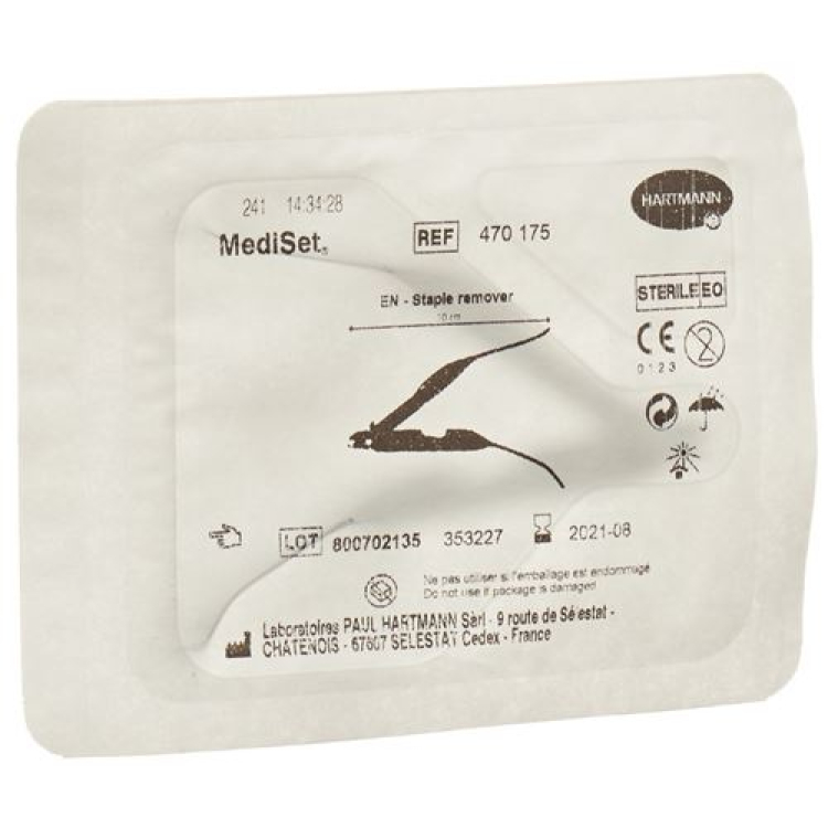 Mediset satellite staple remover