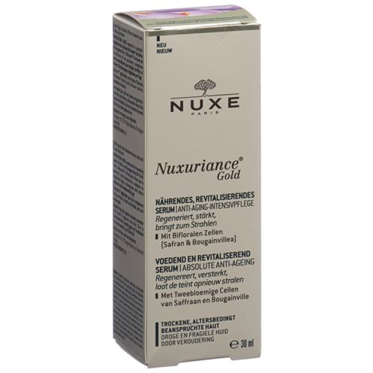 Nuxe Nuxuriance ゴールド セラム ニュートリ リバイタライジング 30 ml