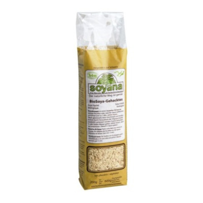 Soyaquel minced organic ពណ៌ធម្មជាតិ 200 ក្រាម។