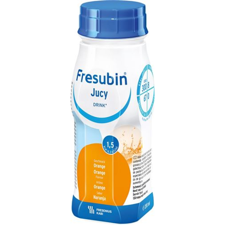 Fresubin JUCY DRINK Orange 4 FlatCap 200 ml