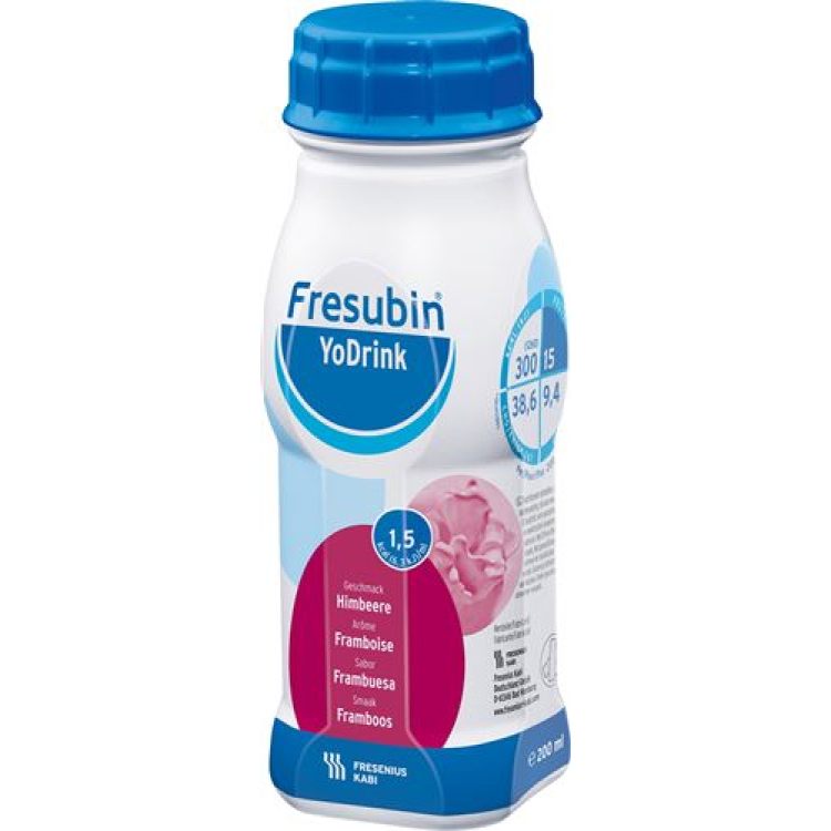 Fresubin YoDrink raspberry 4 FlatCap 200 ml