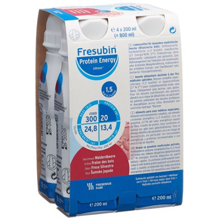 Fresubin Protein Energy Drink Walderdbeere 4 Fl 200 ml